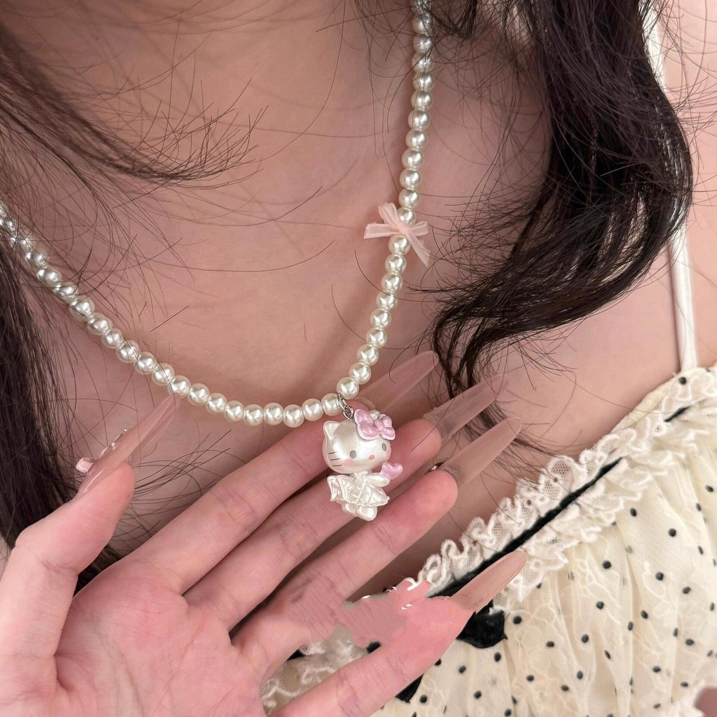 Hello Kitty Angel Pearl Bracelet – Sweet Angel Series