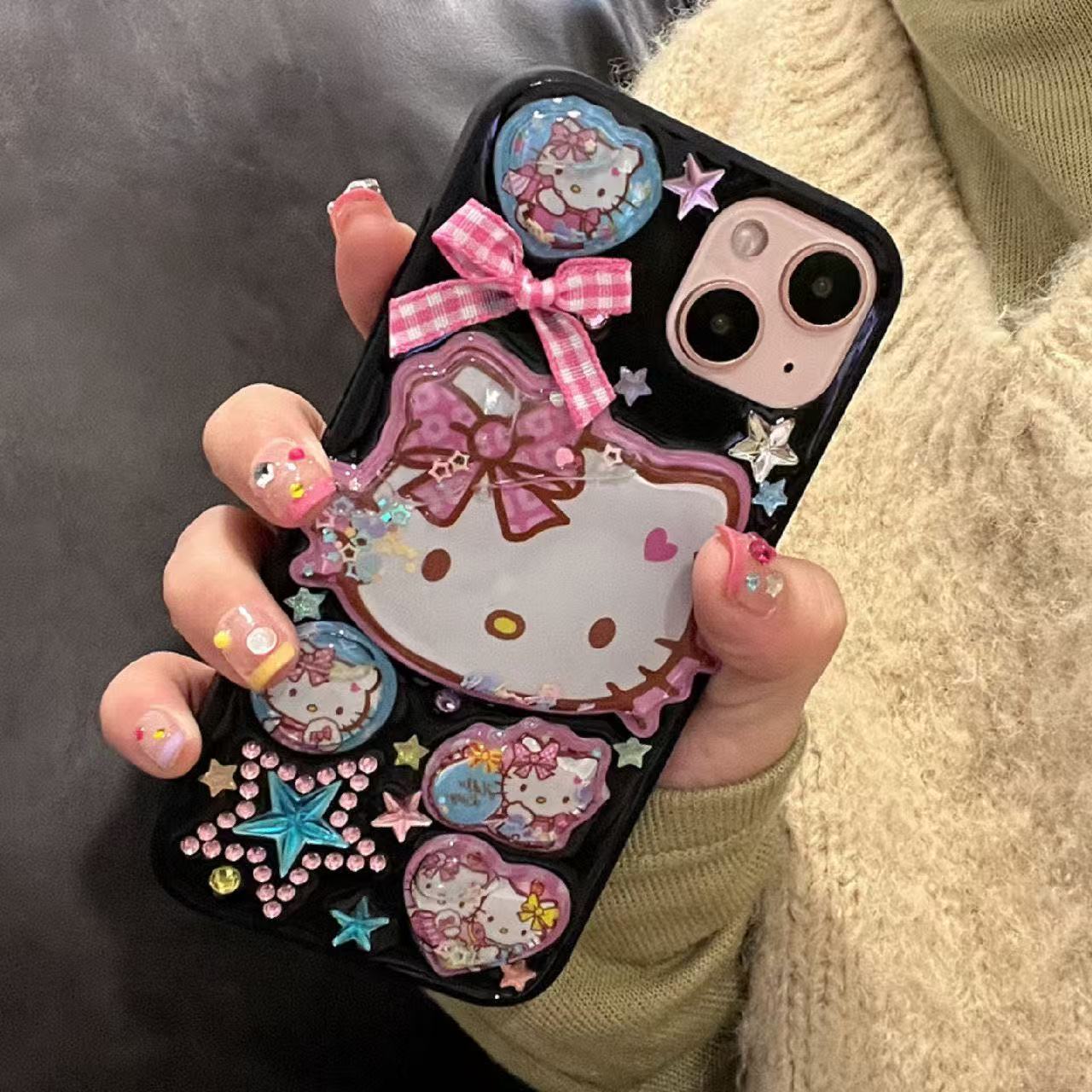Dreamy Hello Kitty Bling iPhone Cases
