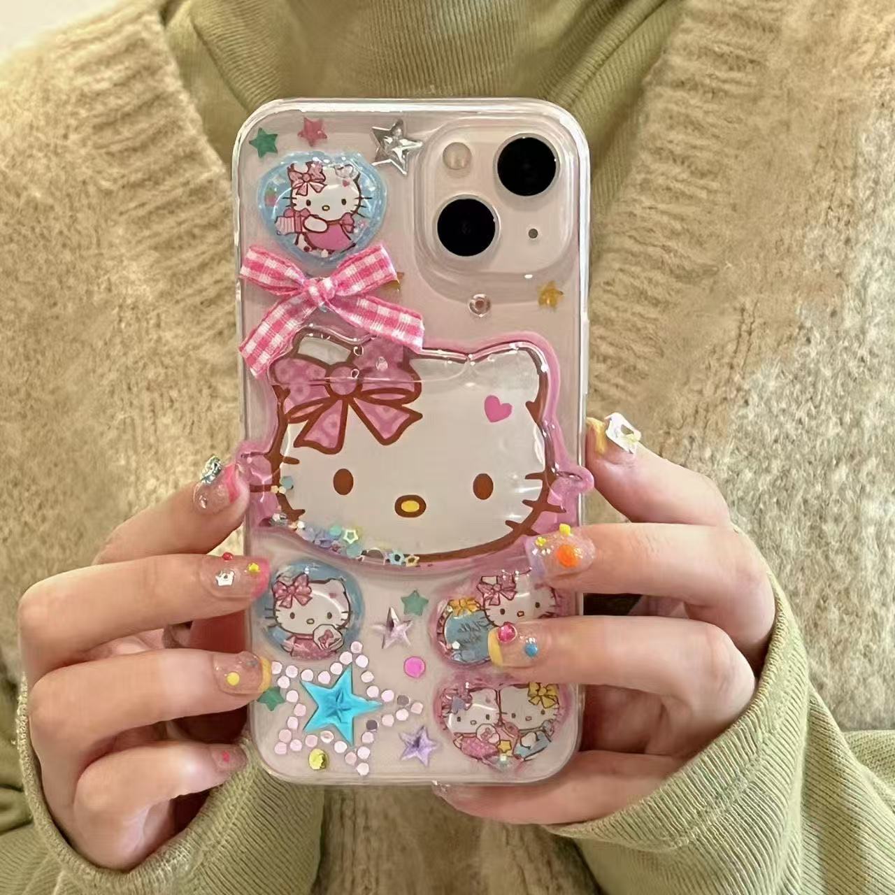 Dreamy Hello Kitty Bling iPhone Cases